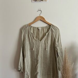 Merona Light Olive Women's Tunic